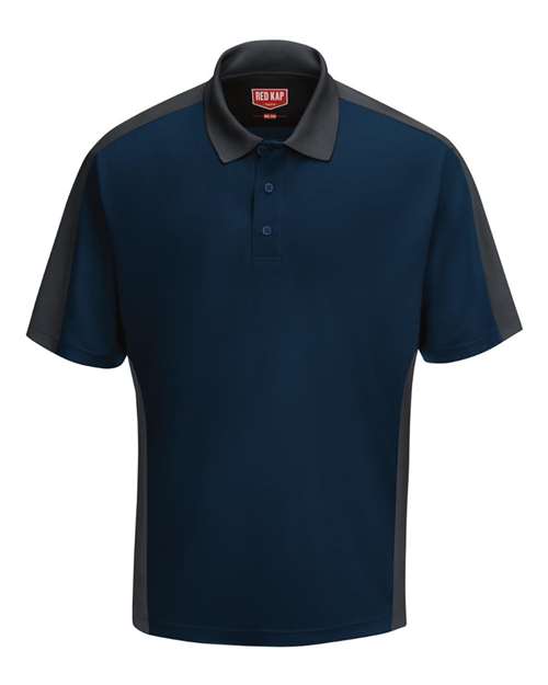 Red Kap SK54 Men's Performance Knit Two Tone Polo