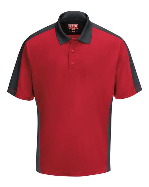 Red Kap SK54 Men's Performance Knit Two Tone Polo