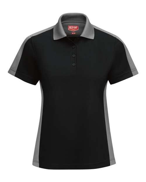 Red Kap SK53 Women's Short Sleeve Performance Knit Two-Tone Polo