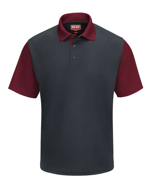 Red Kap SK56 Men's Performance Knit Color-Block Polo