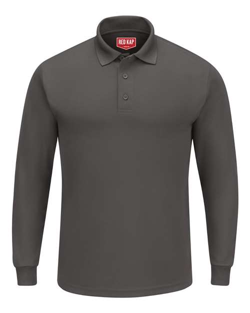 Red Kap SK6L Men's Long Sleeve Performance Knit Polo