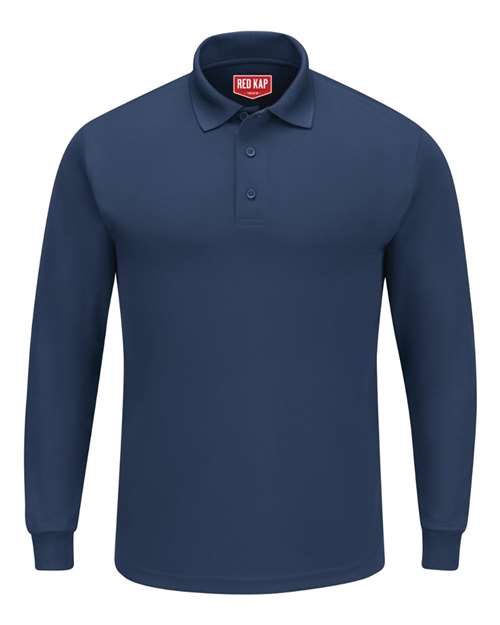 Red Kap SK6L Men's Long Sleeve Performance Knit Polo