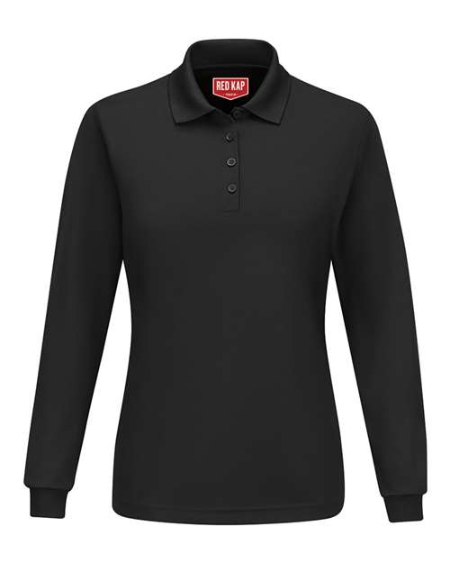 Red Kap SK7L Women's Long Sleeve Performance Knit Polo