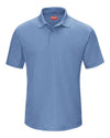 Red Kap SK74 Men's Short Sleeve Performance Knit Gripper-Front Polo