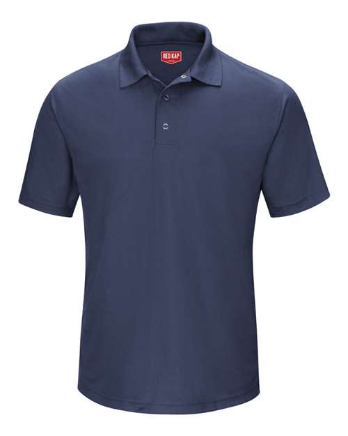 Red Kap SK74 Men's Short Sleeve Performance Knit Gripper-Front Polo