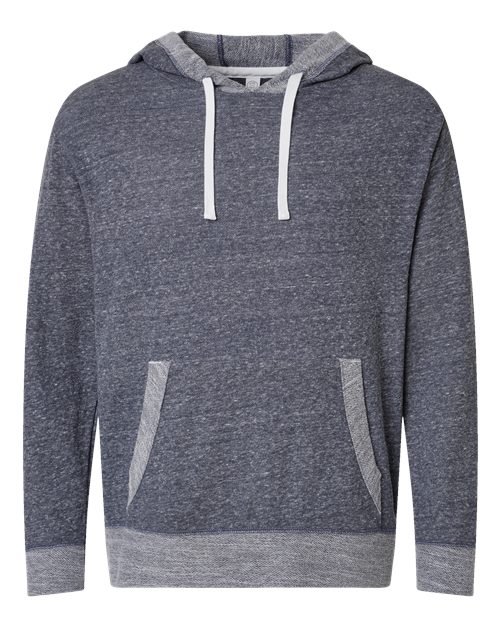 LAT 6779 Unisex Harborside Mélange French Terry Hooded Pullover