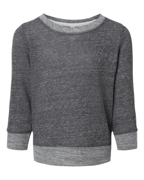 Rabbit Skins 3379 Toddler Harborside Mélange French Terry Crew