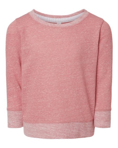 Rabbit Skins 3379 Toddler Harborside Mélange French Terry Crew
