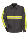 Red Kap JT50EN Men's Enhanced Visibility Perma-Lined Panel Jacket