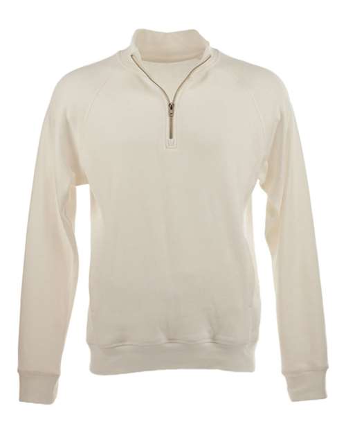 J. America 8869 Men's Triblend Quarter-Zip Sweatshirt