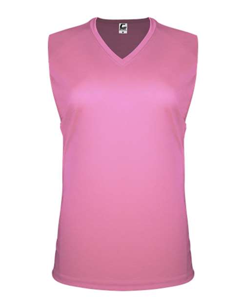 C2 Sport 5663 Women's Sleeveless V-Neck T-Shirt