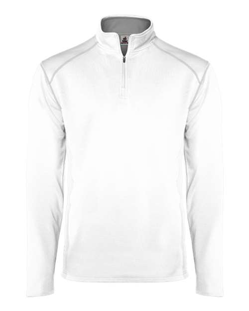 Badger 4438 Men's Money Mesh Quarter-Zip Pullover