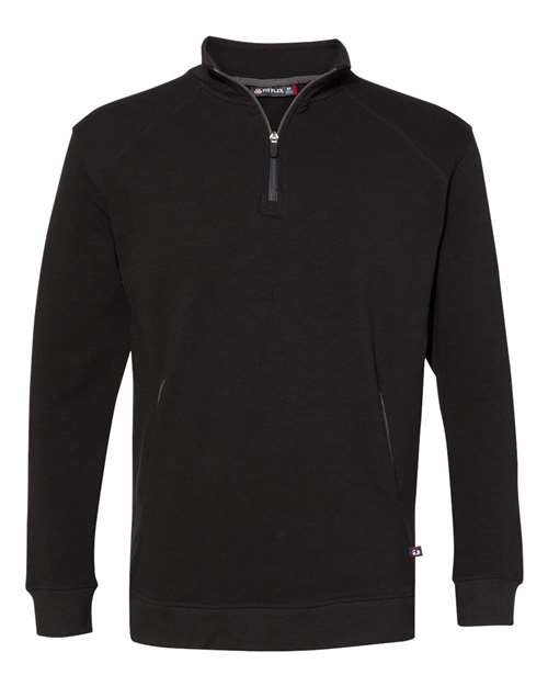 Badger 1060 Men's FitFlex French Terry Quarter-Zip Sweatshirt