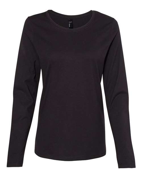 Hanes S04LS Women's Perfect-T Long Sleeve Scoopneck T-Shirt