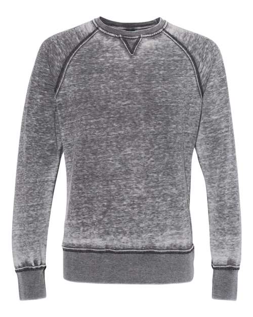 J. America 8920 Men's Vintage Zen Fleece Crewneck Sweatshirt