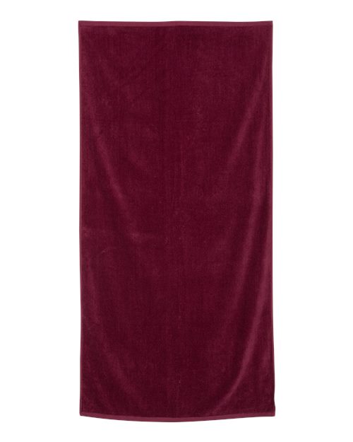 Q-Tees QV3060 Velour Beach Towel