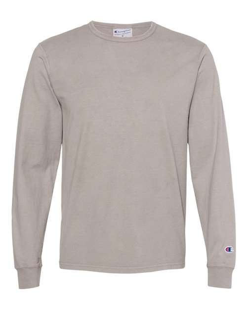 Champion CD200 Unisex Garment-Dyed Long Sleeve T-Shirt