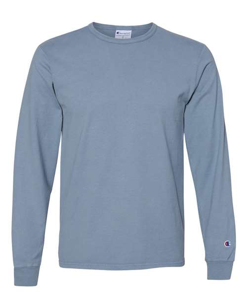 Champion CD200 Unisex Garment-Dyed Long Sleeve T-Shirt