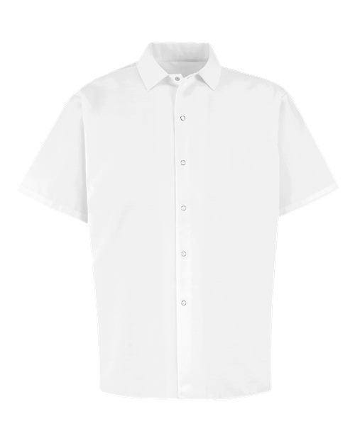 Chef Designs 5050L Poly/Cotton Cook Shirt Longer Length