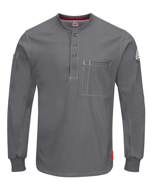 Bulwark QT40T Men's Tall iQ Series® Plus Long Sleeve Henley