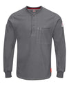 Bulwark QT40T Men's Tall iQ Series® Plus Long Sleeve Henley