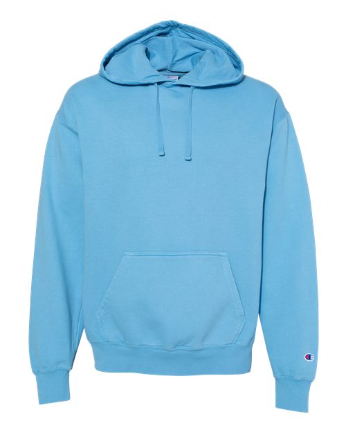 Champion CD450 Unisex Garment-Dyed Hooded Sweatshirt