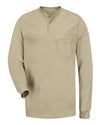Bulwark SEL2T Men's Tall Long Sleeve Tagless Henley Shirt
