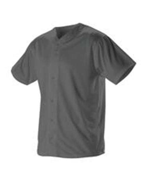 Alleson Athletic 52MBFJY Youth Full Button Lightweight Baseball Jersey