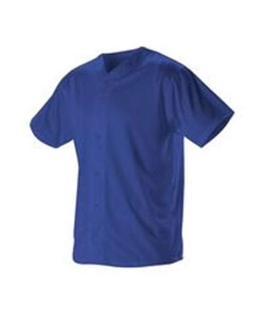 Alleson Athletic 52MBFJY Youth Full Button Lightweight Baseball Jersey