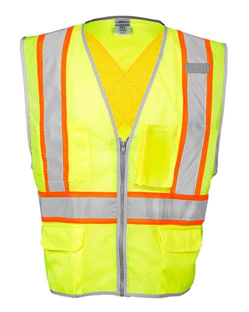 Kishigo 1576-1577 Unisex Premium Brilliant Series® X Back Dual Compliant Vest