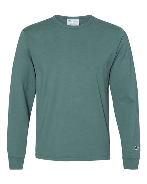 Champion CD200 Unisex Garment-Dyed Long Sleeve T-Shirt