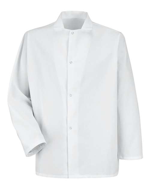 Red Kap 0416 Men's Gripper-Front Short Butcher Coat