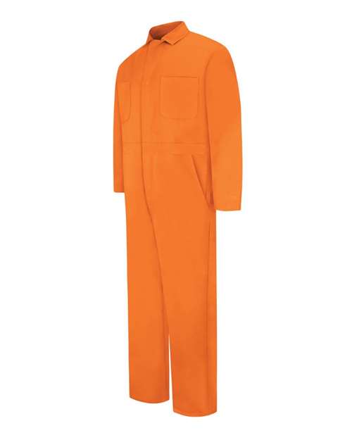 Red Kap CC14T Men's Tall Snap-Front Cotton Coveralls