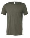 BELLA + CANVAS 3414 Unisex FWD Fashion Triblend Raw Neck Tee