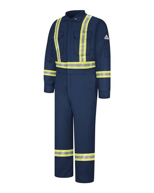 Bulwark CLBC Men's Premium Coverall with CSA Compliant Reflective Trim - EXCEL FR® ComforTouch®.