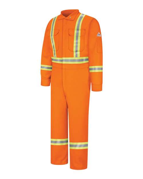Bulwark CLBC Men's Premium Coverall with CSA Compliant Reflective Trim - EXCEL FR® ComforTouch®.