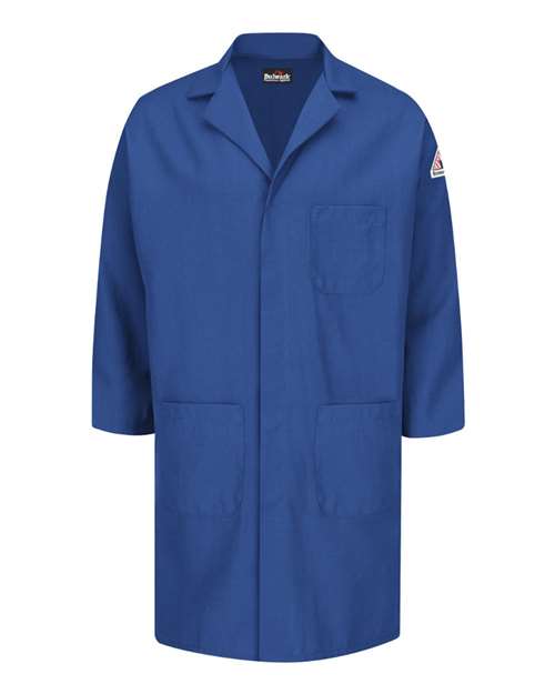 Bulwark KNL6 Men's Concealed Snap Front Lab Coat - Nomex® IIIA - 6 oz.