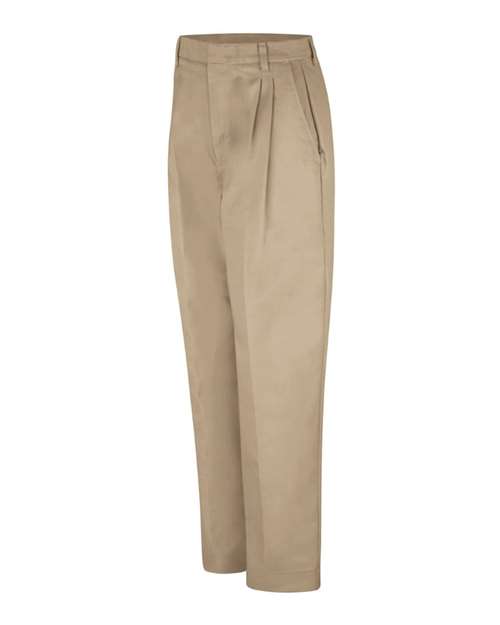 Red Kap PT39 Women's Pleated Twill Slacks