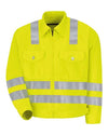 Red Kap JY32T Men's Tall Hi-Visibility Ike Jacket