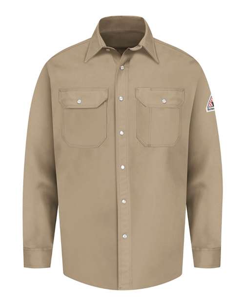 Bulwark SES2T Men's Tall Snap-Front Uniform Shirt - EXCEL FR