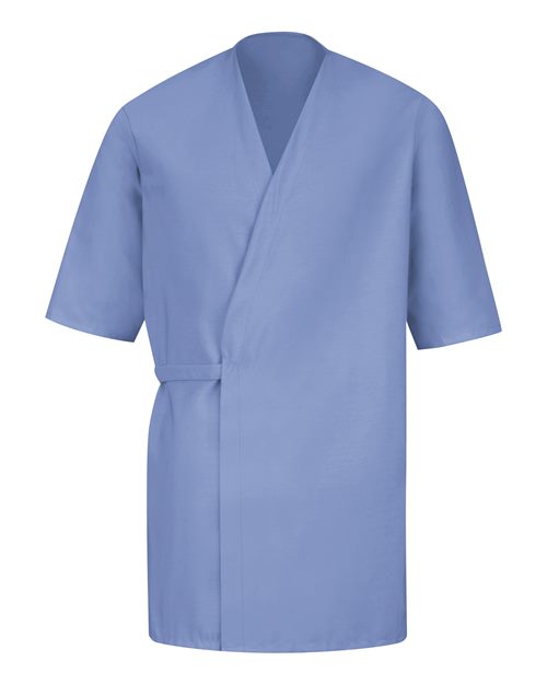 Red Kap WP18 Men's Collarless Poplin Butcher Wrap