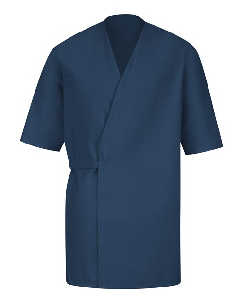Red Kap WP18 Men's Collarless Poplin Butcher Wrap