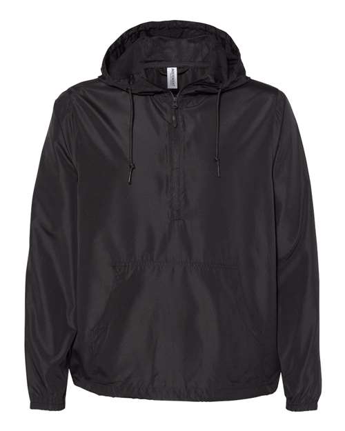 Independent Trading Co. EXP54LWP Men's Lightweight Quarter-Zip Windbreaker Pullover Jacket