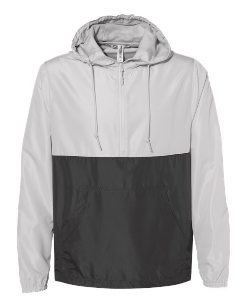 Independent Trading Co. EXP54LWP Men's Lightweight Quarter-Zip Windbreaker Pullover Jacket