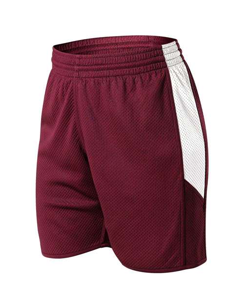 Alleson Athletic 589PSPW Women's Single Ply Reversible Shorts