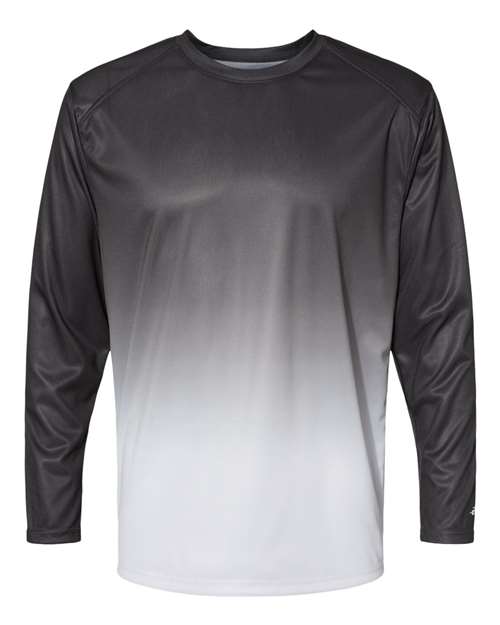 Badger 4204 Men's Ombre Long Sleeve T-Shirt