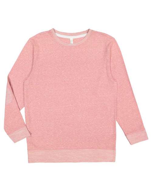LAT 6965 Unisex Harborside Mélange French Terry Pullover