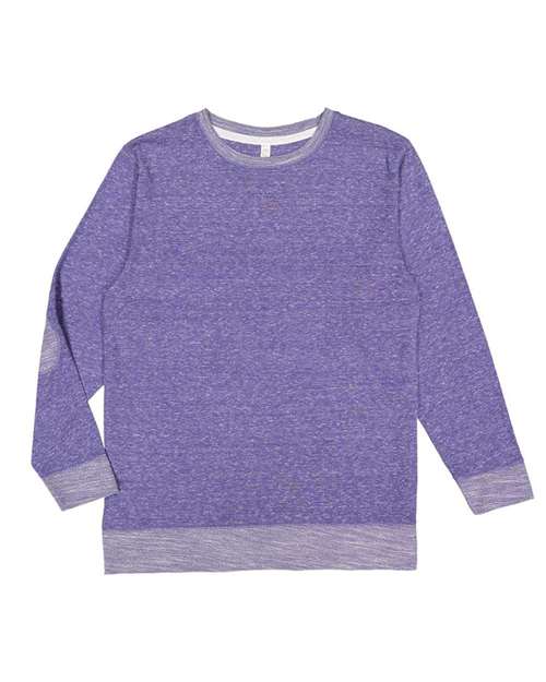 LAT 6965 Unisex Harborside Mélange French Terry Pullover