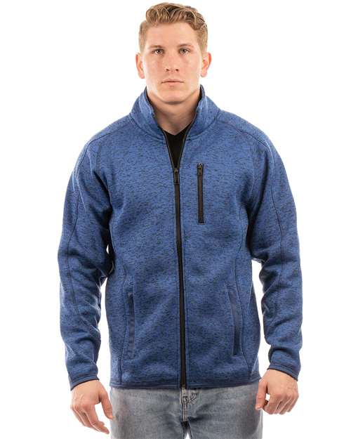 Burnside 3901 Men's Sweater Knit Jacket