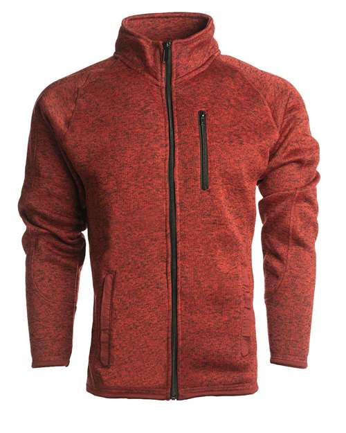Burnside 3901 Men's Sweater Knit Jacket
